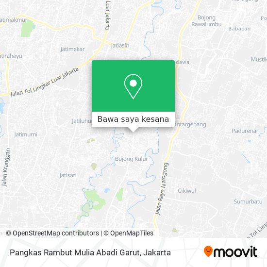 Peta Pangkas Rambut Mulia Abadi Garut