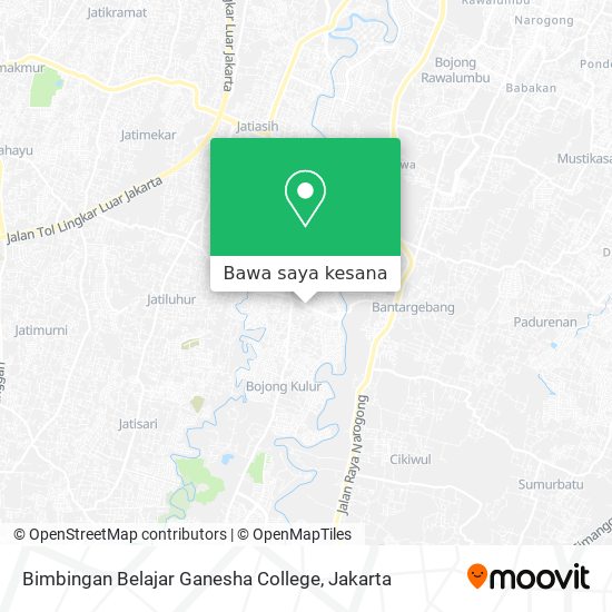 Peta Bimbingan Belajar Ganesha College