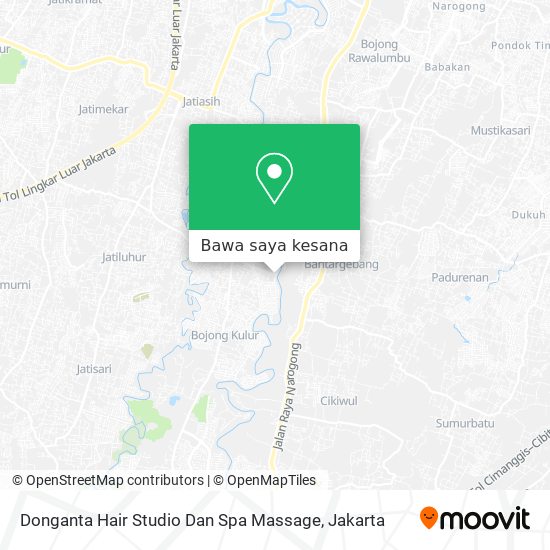 Peta Donganta Hair Studio Dan Spa Massage