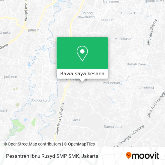 Peta Pesantren Ibnu Rusyd SMP SMK