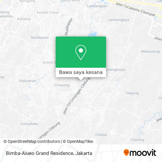 Peta Bimba-Aiueo Grand Residence