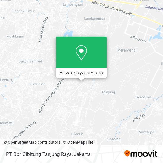 Peta PT Bpr Cibitung Tanjung Raya