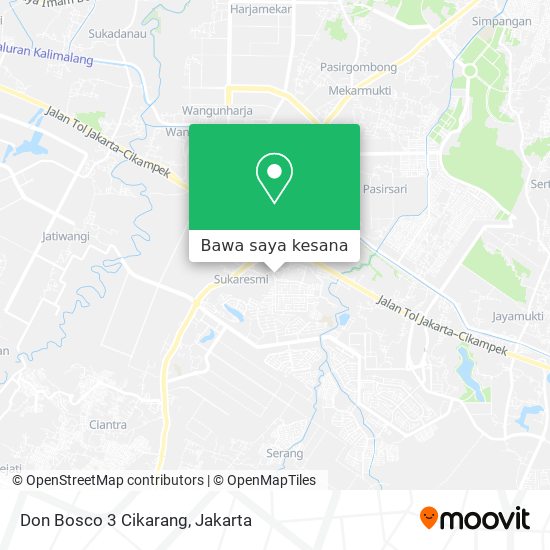 Peta Don Bosco 3 Cikarang