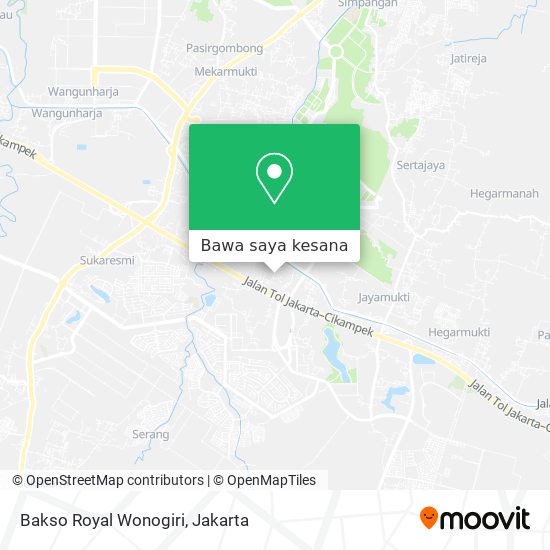 Peta Bakso Royal Wonogiri