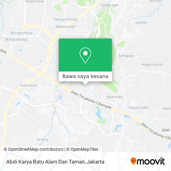 Peta Abdi Karya Batu Alam Dan Taman