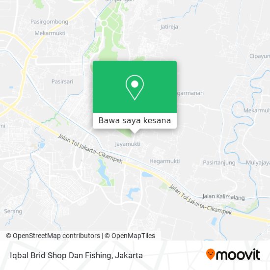 Peta Iqbal Brid Shop Dan Fishing