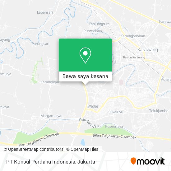 Peta PT Konsul Perdana Indonesia