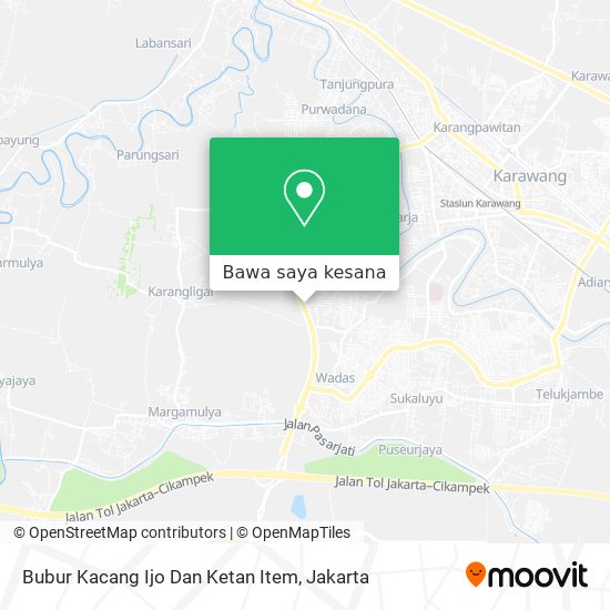 Peta Bubur Kacang Ijo Dan Ketan Item