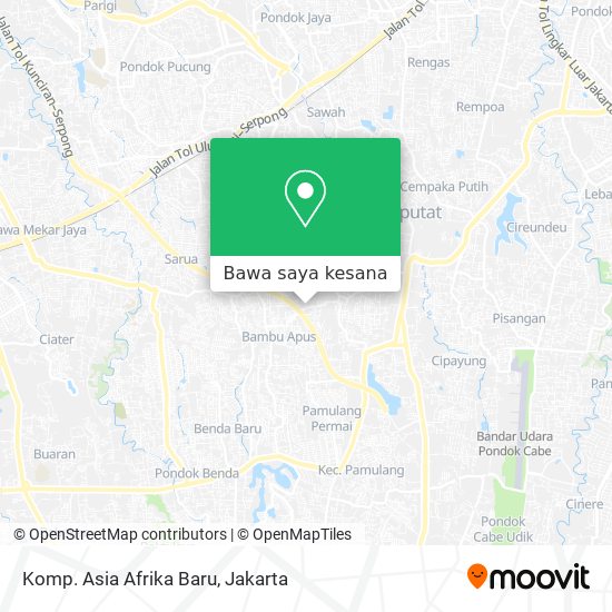 Peta Komp. Asia Afrika Baru