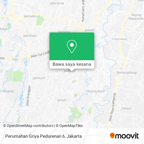 Peta Perumahan Griya Pedurenan 6