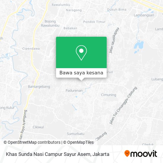 Peta Khas Sunda Nasi Campur Sayur Asem