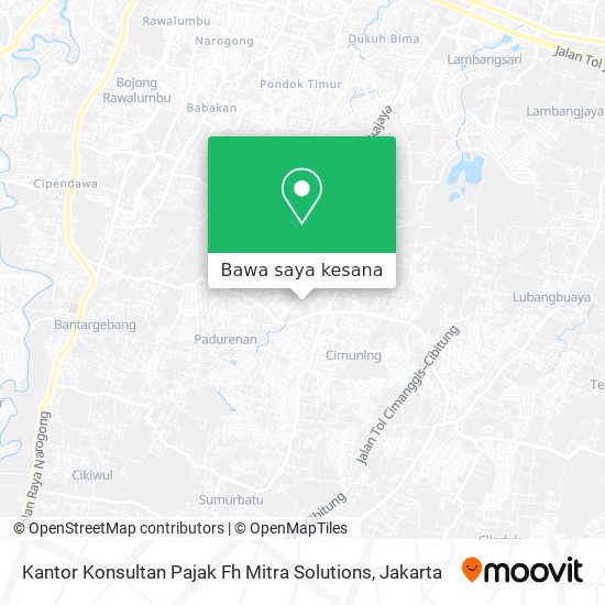 Peta Kantor Konsultan Pajak Fh Mitra Solutions