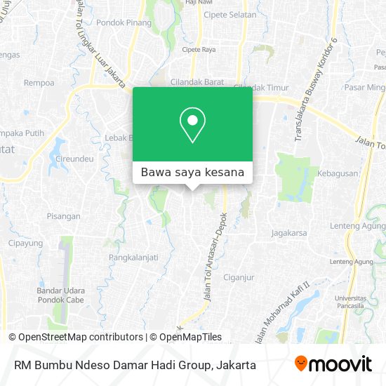 Peta RM Bumbu Ndeso Damar Hadi Group