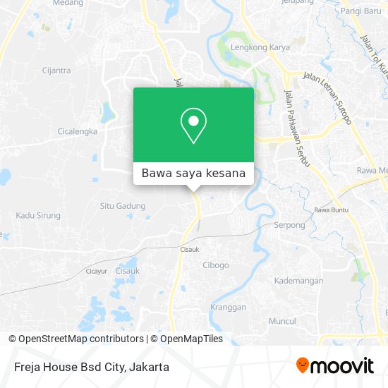 Peta Freja House Bsd City