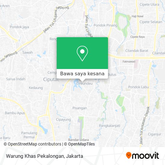 Peta Warung Khas Pekalongan