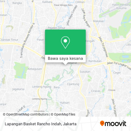 Peta Lapangan Basket Rancho Indah