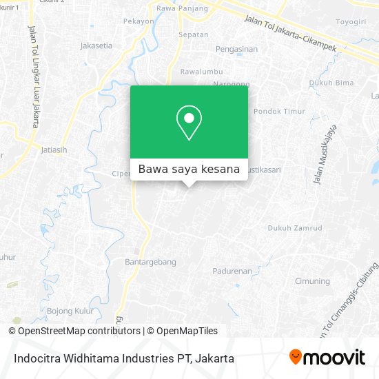 Peta Indocitra Widhitama Industries PT