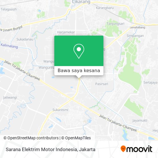 Peta Sarana Elektrim Motor Indonesia