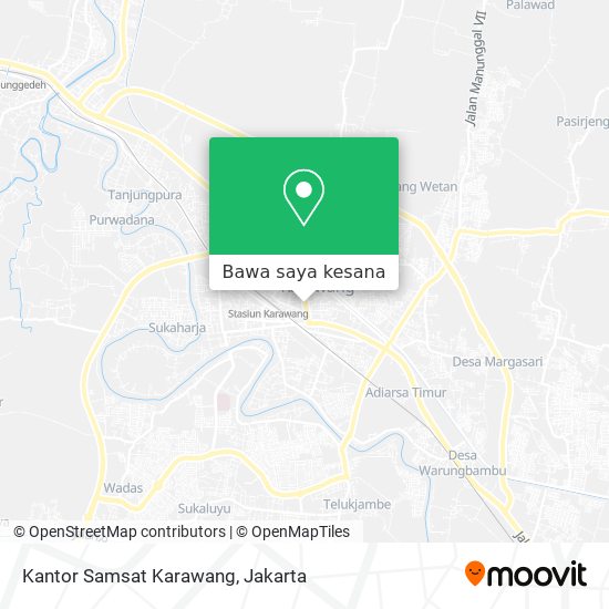 Peta Kantor Samsat Karawang