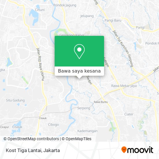 Peta Kost Tiga Lantai