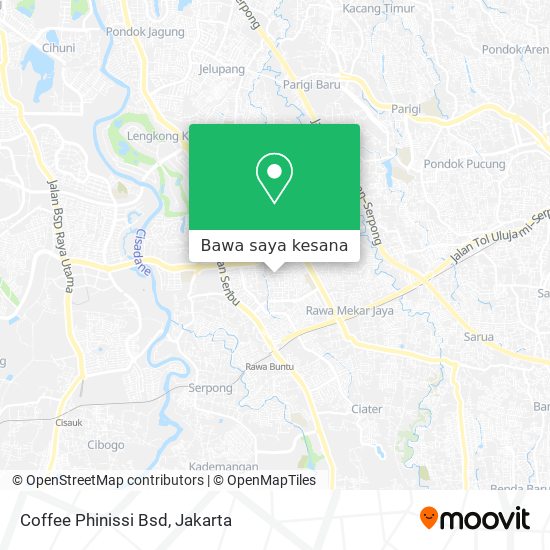 Peta Coffee Phinissi Bsd