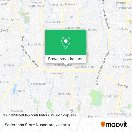 Peta Sederhana Store Nusantara