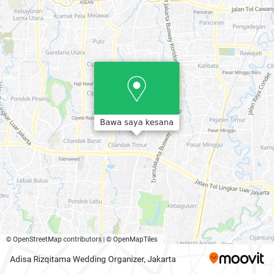 Peta Adisa Rizqitama Wedding Organizer