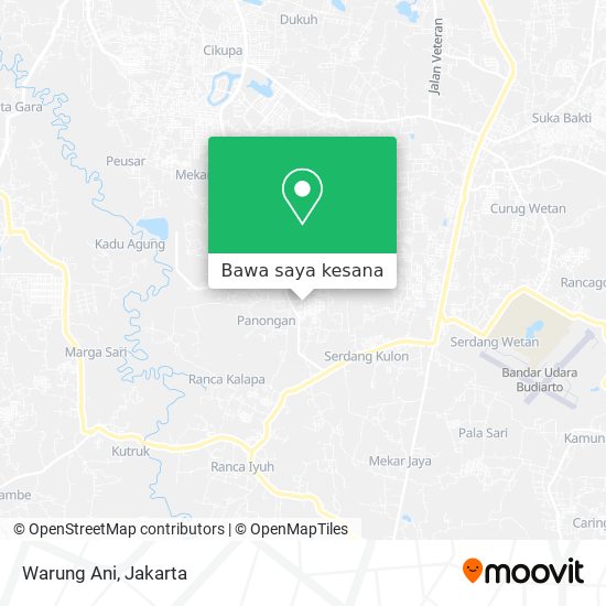 Peta Warung Ani