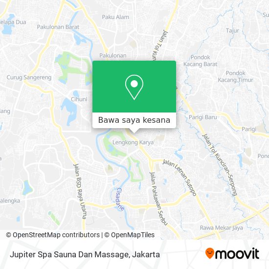 Peta Jupiter Spa Sauna Dan Massage