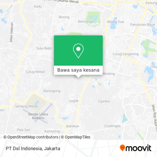 Peta PT Dsl Indonesia
