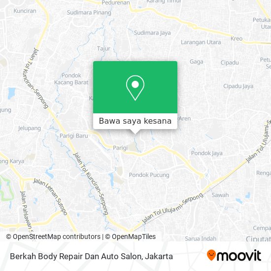 Peta Berkah Body Repair Dan Auto Salon