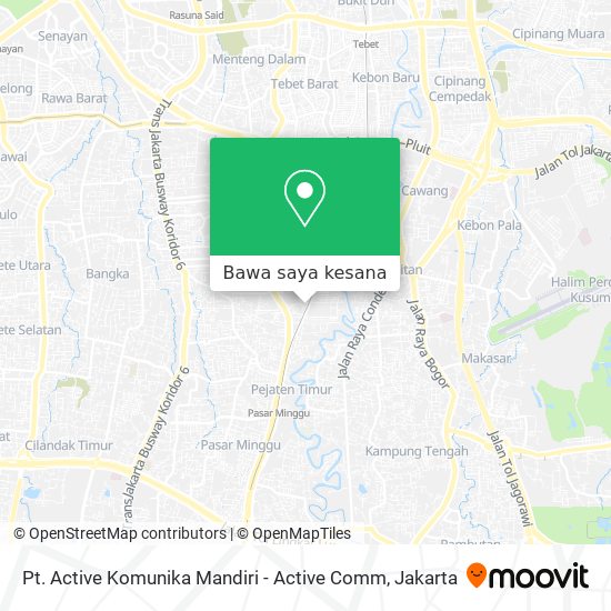 Peta Pt. Active Komunika Mandiri - Active Comm