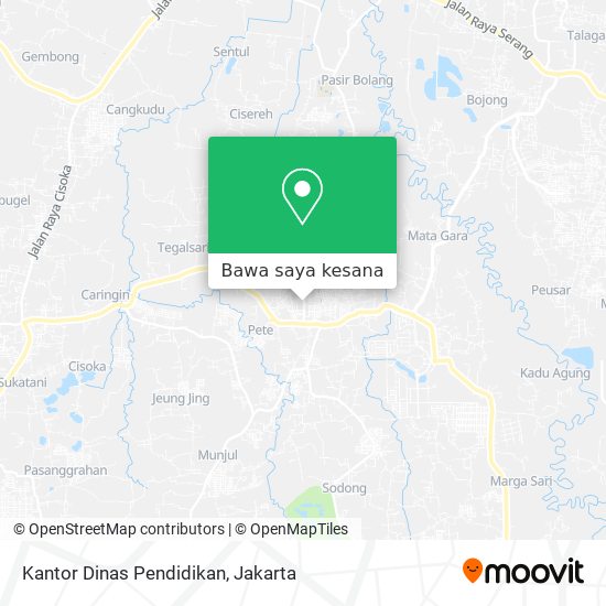 Peta Kantor Dinas Pendidikan