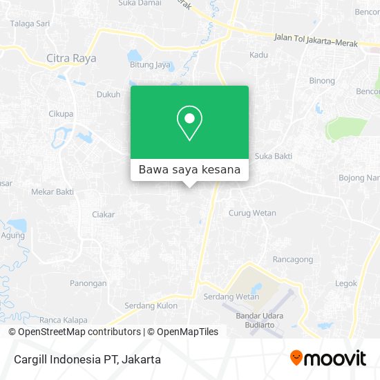 Peta Cargill Indonesia PT