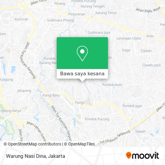 Peta Warung Nasi Dina