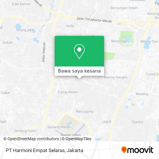 Peta PT Harmoni Empat Selaras