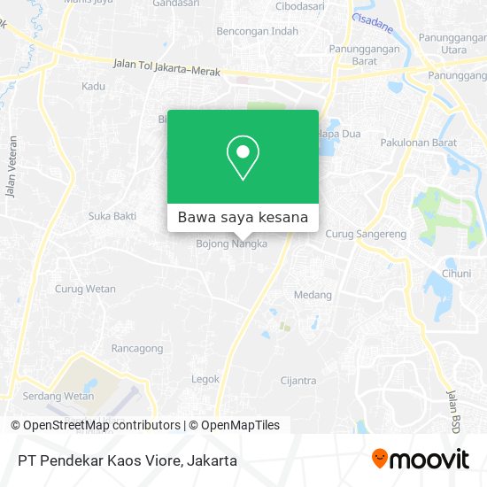 Peta PT Pendekar Kaos Viore