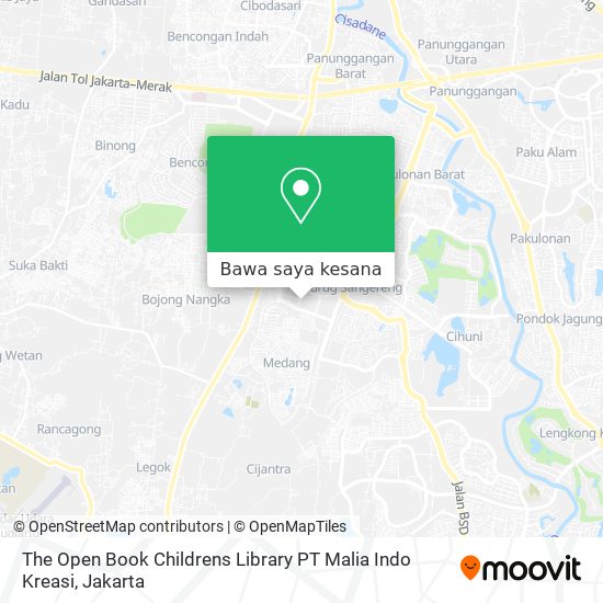 Peta The Open Book Childrens Library PT Malia Indo Kreasi