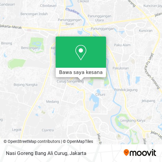 Peta Nasi Goreng Bang Ali Curug