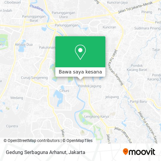Peta Gedung Serbaguna Arhanut