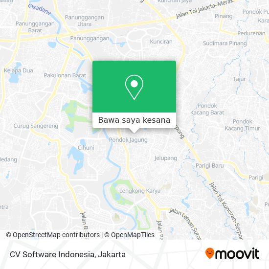 Peta CV Software Indonesia