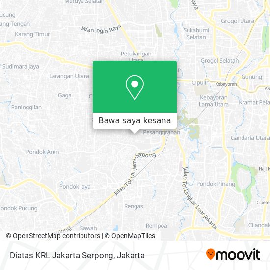 Peta Diatas KRL Jakarta Serpong