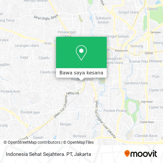 Peta Indonesia Sehat Sejahtera. PT