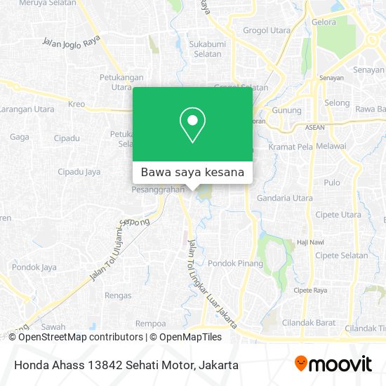 Peta Honda Ahass 13842 Sehati Motor