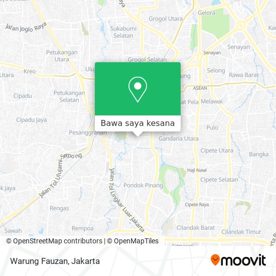 Peta Warung Fauzan