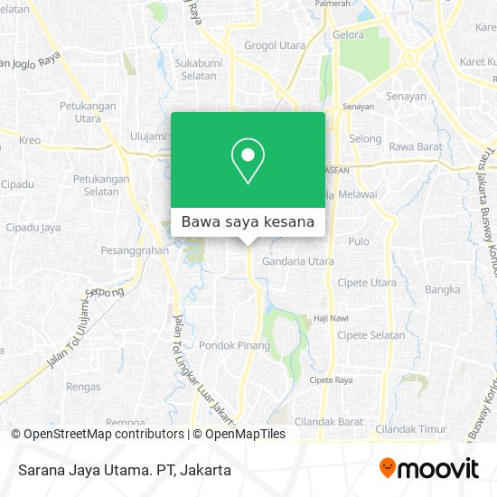 Peta Sarana Jaya Utama. PT