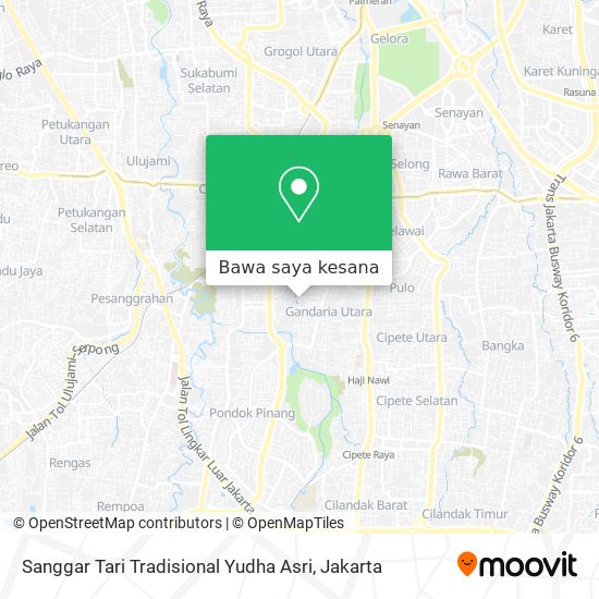 Peta Sanggar Tari Tradisional Yudha Asri