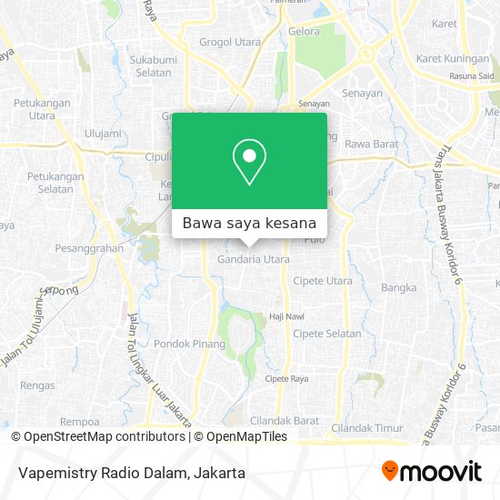 Peta Vapemistry Radio Dalam