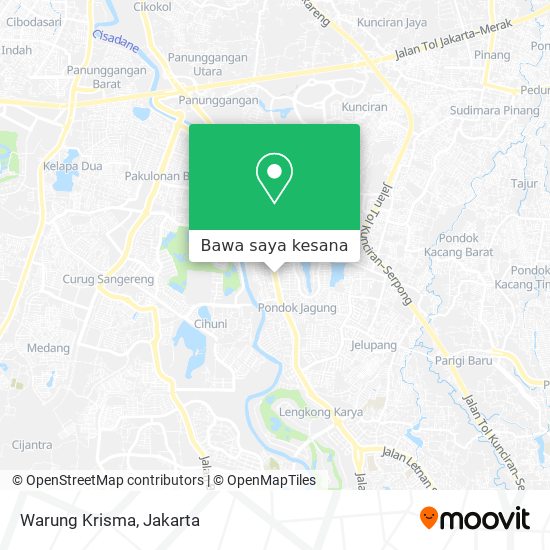 Peta Warung Krisma