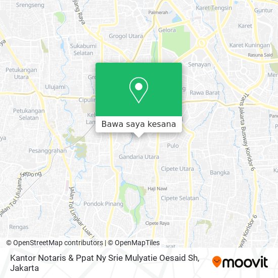 Peta Kantor Notaris & Ppat Ny Srie Mulyatie Oesaid Sh